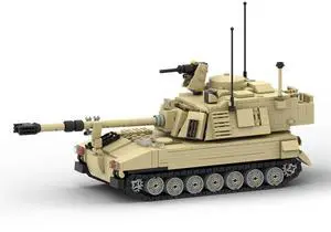 ZITIANYOUBUILD Custom MOC-152147 M-109 PALADIN 155mm Howitzer 1079 Parts Gift for Christmas