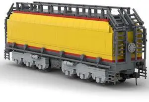 ZITIANYOUBUILD Custom MOC-106739 8500 GTEL Fuel Tender Only Retro Train 1190 Parts Christmas