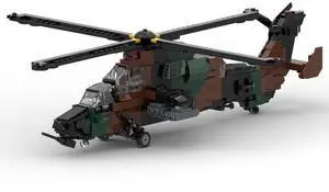 ZITIANYOUBUILD Custom MOC-154526 EC665 Tiger Helicopter Model 932 Parts Toys Gift for Christmas
