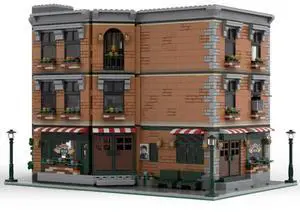 ZITIANYOUBUILD Custom MOC-105976 Lounge Architecture Model Street Scene 990 Parts Toys Gift