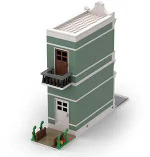 ZITIANYOUBUILD Custom MOC-78212 Modular Housing Model 484 Parts Toys Gift for Christmas