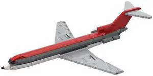 ZITIANYOUBUILD Custom MOC-104579 1/80 727  Northwest Large Jetliner Model (1272 Parts)