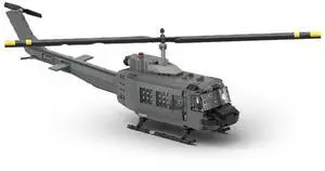 ZITIANYOUBUILD Custom MOC-74181 Bell UH-1 Iroquois  HUEY 988 Parts Toys Gift for Christmas