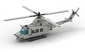ZITIANYOUBUILD Custom MOC-141242 Bell UH-1Y Venom Military Theme 1070 Parts Gift for Christmas