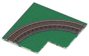 ZITIANYOUBUILD Custom MOC-124104 MILS Ballasted R40 Curve Train Track Model 663 Parts