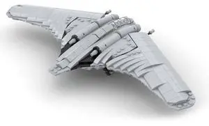 ZITIANYOUBUILD Custom MOC-55320 Horten Ho 229 Weight:750g Toys Gift for Christmas