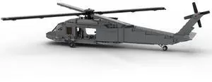 ZITIANYOUBUILD Custom MOC-29506 Sikorsky UH-60 Black Hawk Model 810 Parts Gift for Christmas