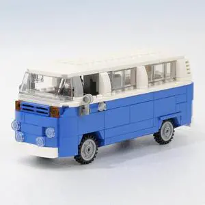 ZITIANYOUBUILD Custom MOC: MOC-110233 T2 Bus from Movie 447 Parts 8-wide Speed Champions Style
