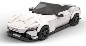 ZITIANYOUBUILD Custom MOC-117638 Super Sports Car Model 395 Parts Toys Gift for Christmas