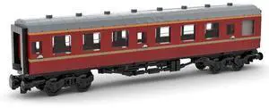 ZITIANYOUBUILD Custom MOC-52021 7wide HP Express Passenger Car 730 Parts Gift for Christmas