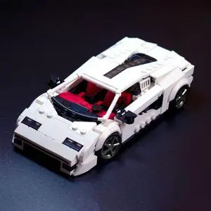ZITIANYOUBUILD Custom MOC-121353 Super Sports Car Model 465 Parts Toys Gift for Christmas