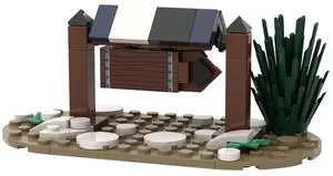 ZITIANYOUBUILD Custom MOC-96288 Medieval Forgers Sign 53 Parts Toys Gift for Christmas