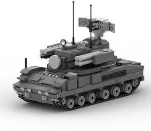 ZITIANYOUBUILD Custom MOC-62417 Tunguska SPAAG 1263 Parts Toys Gift for Christmas