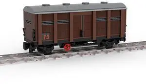 ZITIANYOUBUILD Custom MOC-81221 Ordinary Covered Wagon 509 Parts Toys Gift for Christmas