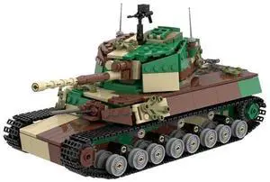 ZITIANYOUBUILD Custom MOC-43775 1/30 Type 5 Chi-Ri Japanese Medium Tank 1066 Parts Toys Gift