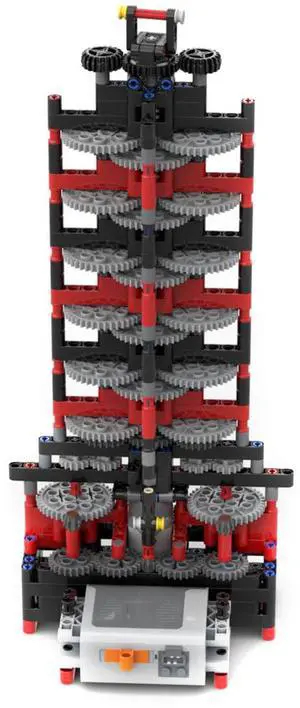 ZITIANYOUBUILD Custom MOC-42806 Billion to One Gearing Tower 427+ Parts Gift for Christmas