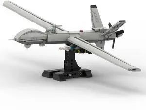 ZITIANYOUBUILD Custom MOC-101708 MQ-9 Reaper UAV Model 633 Parts Toys Gift for Christmas