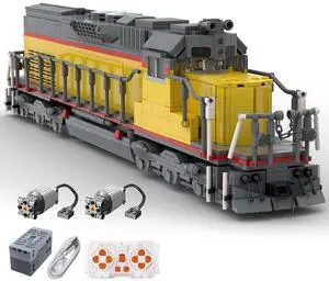 ZITIANYOUBUILD Custom MOC-112386 Pacific SD40T-2 Train 1973 Parts Toys Gift for Christmas