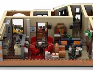 ZITIANYOUBUILD Custom MOC-93393 Sitcomplex Apartment Street Scene 1157 Parts Toys Gift