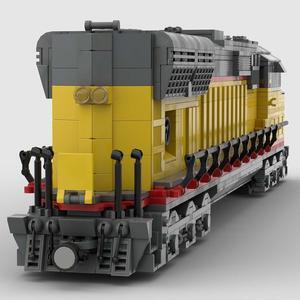 ZITIANYOUBUILD Custom MOC-40666 EMD SD-70 Union Pacific 1763+ Pieces