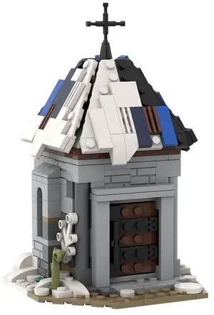 ZITIANYOUBUILD Custom MOC-96290 Medieval Chapel 344 Parts Building Toys Gift for Christmas