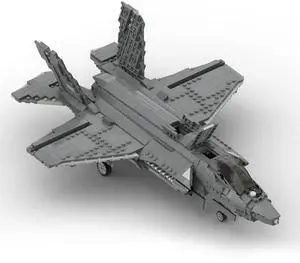 ZITIANYOUBUILD Custom MOC-59318 Lockheed Martin F-35 B Military Model 1671 Parts for Christmas