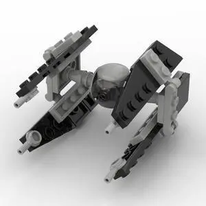 ZITIANYOUBUILD Custom MOC-106415 TIE Interceptor Sci-Fi Spacecraft Model 52 Parts for Christmas