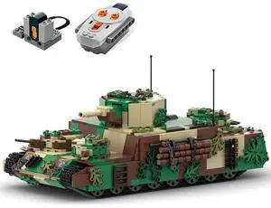 ZITIANYOUBUILD Custom MOC-55856 1/30 O-I  Super Heavy Tank 1884 Parts Toys Gift for Christmas
