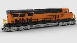 ZITIANYOUBUILD Custom MOC-38223 ES44AC BNSF- 8wide 1797+ Parts Toys Gift for Christmas