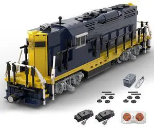 ZITIANYOUBUILD Custom MOC-79701 Santa Fe GP9 Train 1332 Parts Gift for Christmas