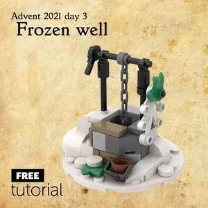 ZITIANYOUBUILD Custom MOC-96253 Medieval Frozen Well 52 Parts Kids Gift for Christmas