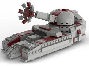 ZITIANYOUBUILD Custom MOC-103902 RX-200 Falchion-class Tank 366 Parts Kids Gift for Christmas