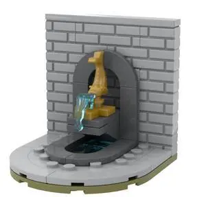 ZITIANYOUBUILD Custom MOC-96359 Medieval Fountain Model 53 Parts Kids Gift for Christmas