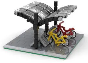 ZITIANYOUBUILD Custom MOC-83143 Bicycle Storage Model 200 Parts Kids Gift for Christmas