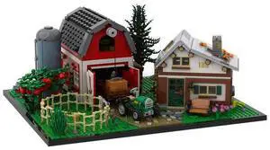 ZITIANYOUBUILD Custom MOC-211399 Street Scene Farm Building Blocks Set (2855PCS) Toys Gift
