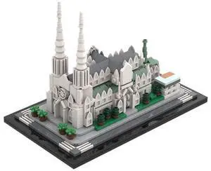 ZITIANYOUBUILD MOC-212962 1/800 Scale St. Patricks Cathedral Building Blocks Set (580PCS)