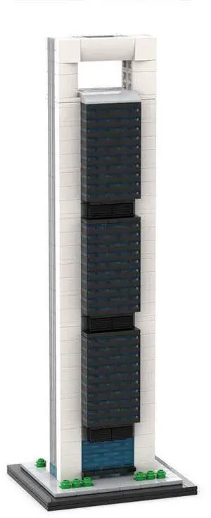 ZITIANYOUBUILD MOC-184706 1/800 Scale Madrid Bank Building Model Building Blocks Set (1027PCS)