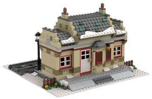 ZITIANYOUBUILD Custom MOC-159188 Winter Modular Hogsmeade Station Building Blocks Set (526PCS)