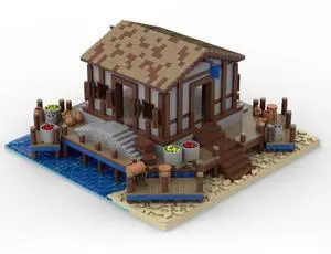 ZITIANYOUBUILD Custom MOC-201488 Medieval Village Dork Building Blocks Set (2771PCS) Toys Gift