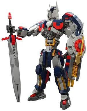 ZITIANYOUBUILD Custom MOC-180357 Fully Articulated Mecha Warrior Building Blocks Set (726PCS)