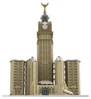 ZITIANYOUBUILD Custom MOC-177867 Mecca Royal Clock Tower Building Blocks Set 1738PCS Toys Gift