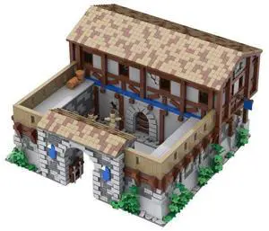 ZITIANYOUBUILD Custom MOC-198750 Medieval Village  Barracks Building Blocks Set (3692PCS)