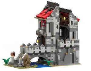 ZITIANYOUBUILD Custom MOC-171966 Medieval Wolfpack Wraith Watchtower Building Blocks Set 790PCS