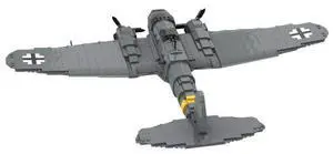 ZITIANYOUBUILD MOC-182474 1/35 Scale WWII German Heinkel He 111 Medium Bomber Blocks (1307PCS)