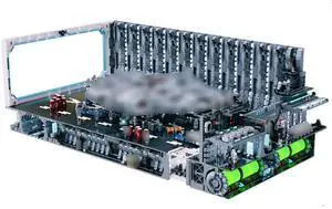 ZITIANYOUBUILD UCS SW Death Star Docking Bay 327 Hangar Bay 327 for Set 75192 Ship 23307 Pieces