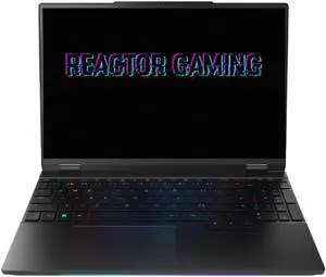 Reactor Gaming Mk V Gaming Laptop, 15.3" QHD 240Hz Display, Intel Core i9-14900HX, Nvidia RTX 4060, 16GB DDR5 RAM, 1TB PCIe SSD, Liquid Metal Thermal Paste, Per-Key RGB, Win 11, Black