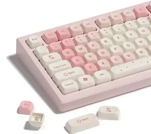 Womier Jelly Jade Keycaps, Translucent Cute Ragdoll Cat Key caps, Mao Profile, Custom 148 Keys Set for 100%, 75%, 65%, 60% Mechanical Keyboard (SAKARA) Womier Jelly Jade Keycaps, Translucent Cute Ragdoll Cat Key caps, Mao Profile, Custom 148 Keys Set for 100%, 75%, 65%, 60% Mechanical Keyboard (SAKARA)