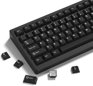 Womier Double Shot PBT Keycaps Set 138 Keys Cherry Profile Custom Key caps | Keycaps 60 65 75 100 Percent for 61/64/68/84/87/100/104/108 Retro Gaming Mechanical Keyboard, Black Womier Double Shot PBT Keycaps Set 138 Keys Cherry Profile Custom Key caps | Keycaps 60 65 75 100 Percent for 61/64/68/84/87/100/104/108 Retro Gaming Mechanical Keyboard, Black