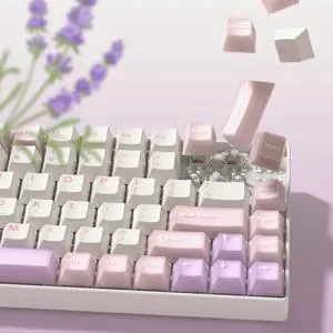 Womier Mechanica Keyboard Keycaps Pink, Jelly PBT Keycaps 60 75 100 Percent, Translucent Jade Keyboard Key caps Custom 127 Keys, Cherry Profile for Cherry Gateron MX Mechanical Gaming Keyboards Womier Mechanica Keyboard Keycaps Pink, Jelly PBT Keycaps 60 75 100 Percent, Translucent Jade Keyboard Key caps Custom 127 Keys, Cherry Profile for Cherry Gateron MX Mechanical Gaming Keyboards