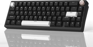 Costom SK65 65% Gasket Mounted Wireless Aluminum Keyboard with Knob - Gaming Keyboard Blue Black